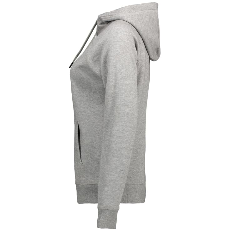 ID Identity dame hoodie, grå melange str. XXXL