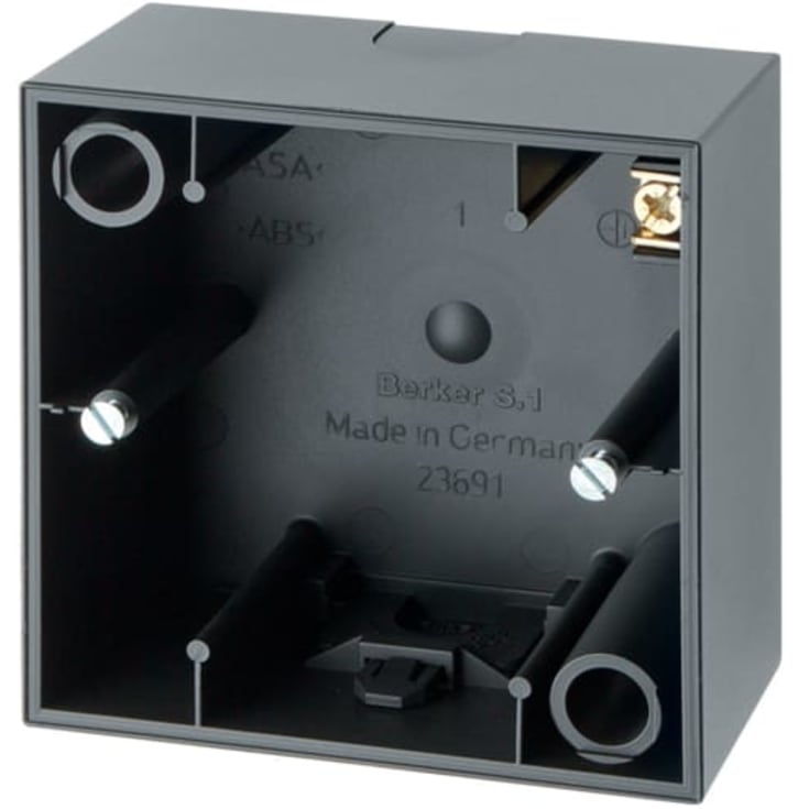 Berker Underlag 1 modul S.1 antracit