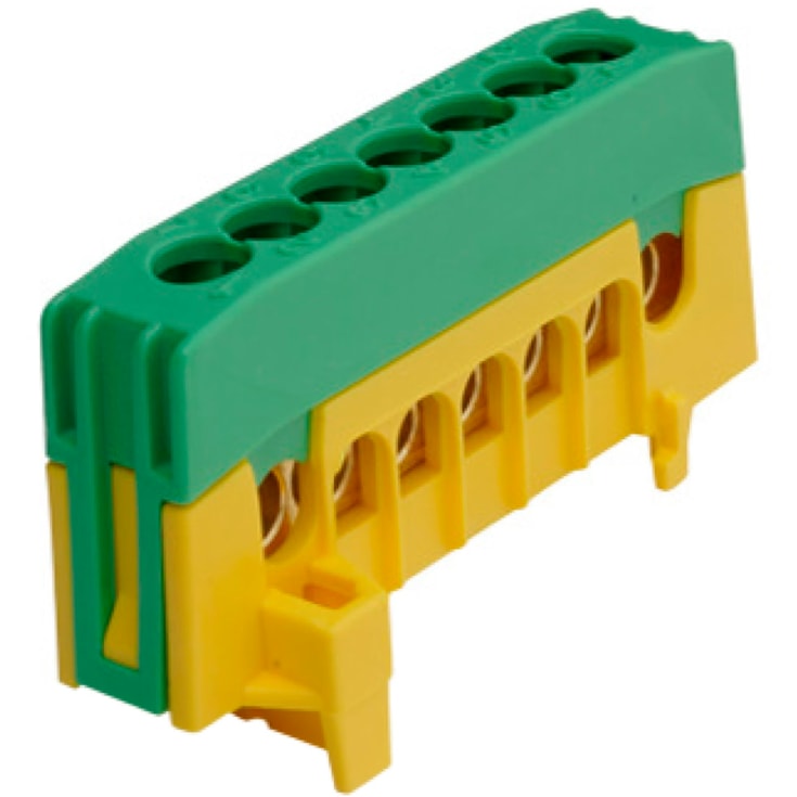 Jordklemme PE15-F2, 15 x 16 mm², grønn/gul
