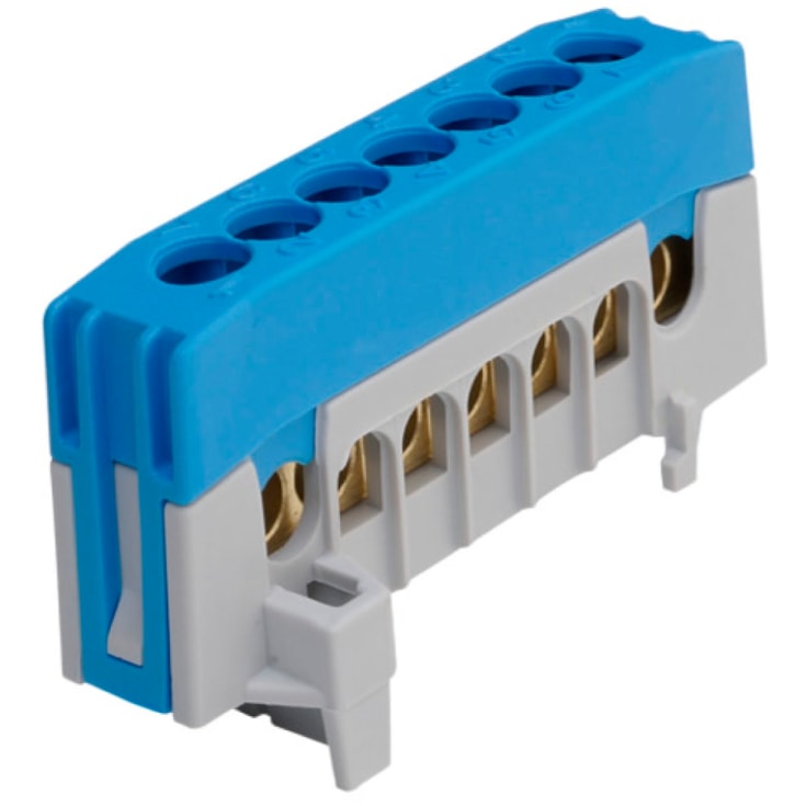 Nullterminal N7-F2, 7 x 16mm², blå