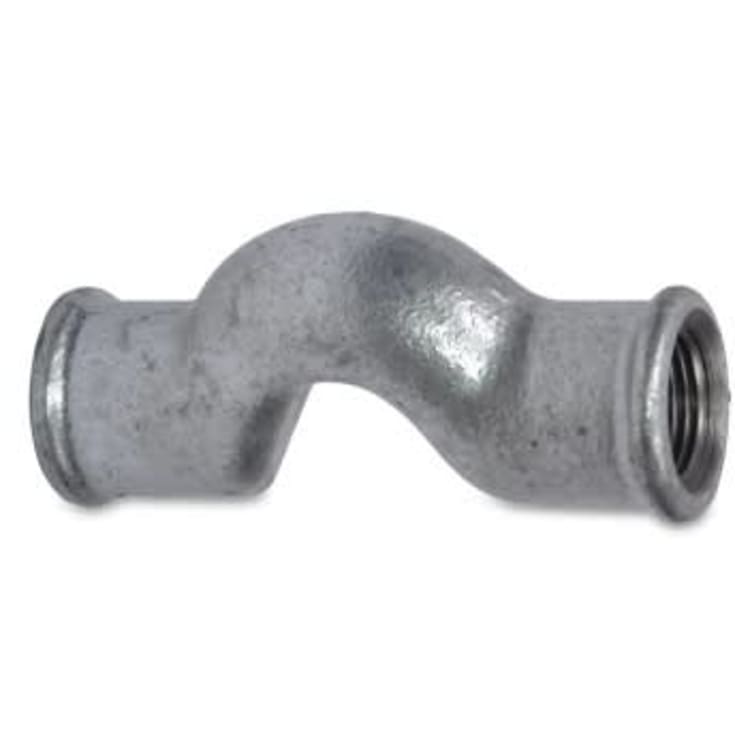 Galvaniseret overbøjning 3/4"