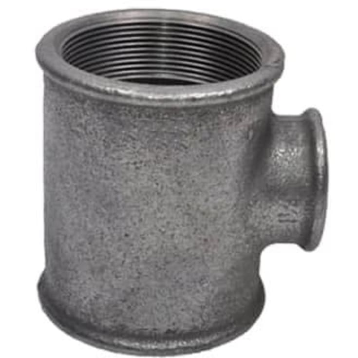 Sort T-rør 1 1/4" x 3/4" x 1 1/4"