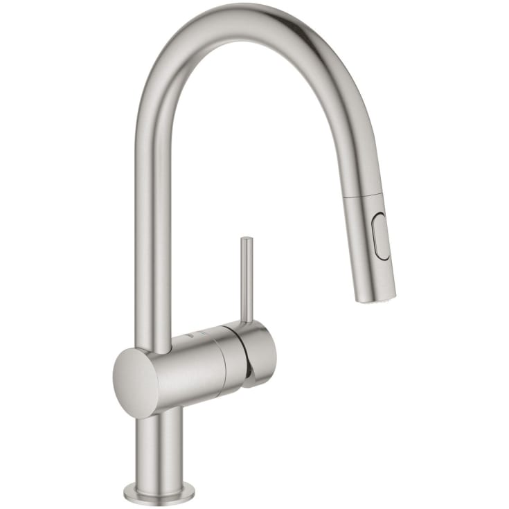 Grohe Minta köksblandare, utdragbar pip, stål