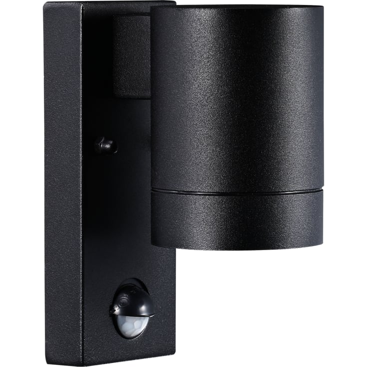 Nordlux Tin Maxi udendørs væglampe med sensor, sort