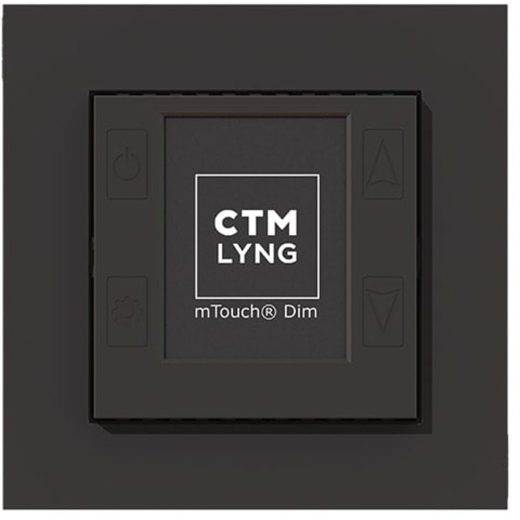 mTouch DIM-R, dimmer, matt sort