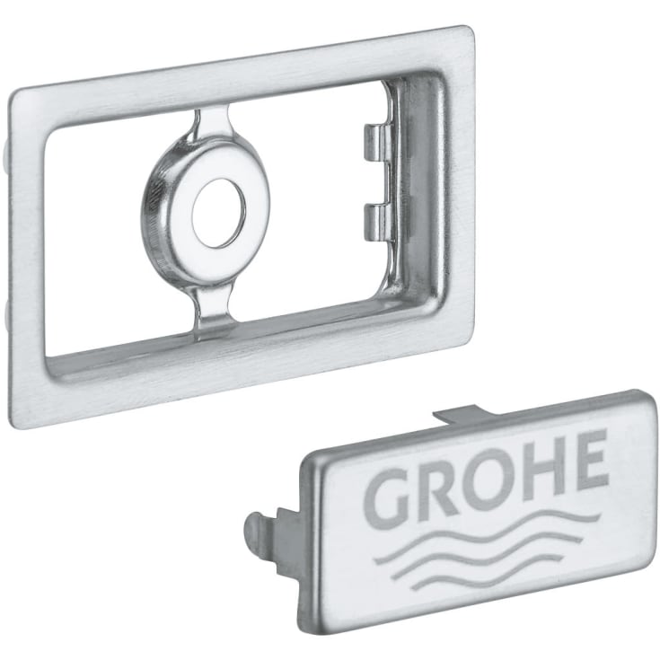 Grohe K700 designkappe til overløb, rustfrit stål