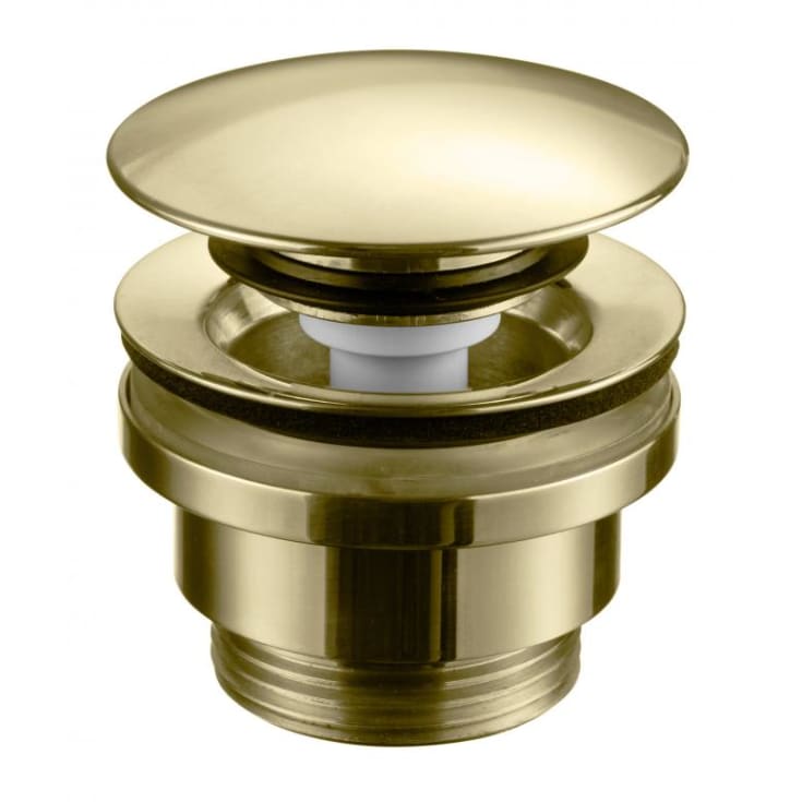 Tapwell 74400 bottenventil, push-open, guld