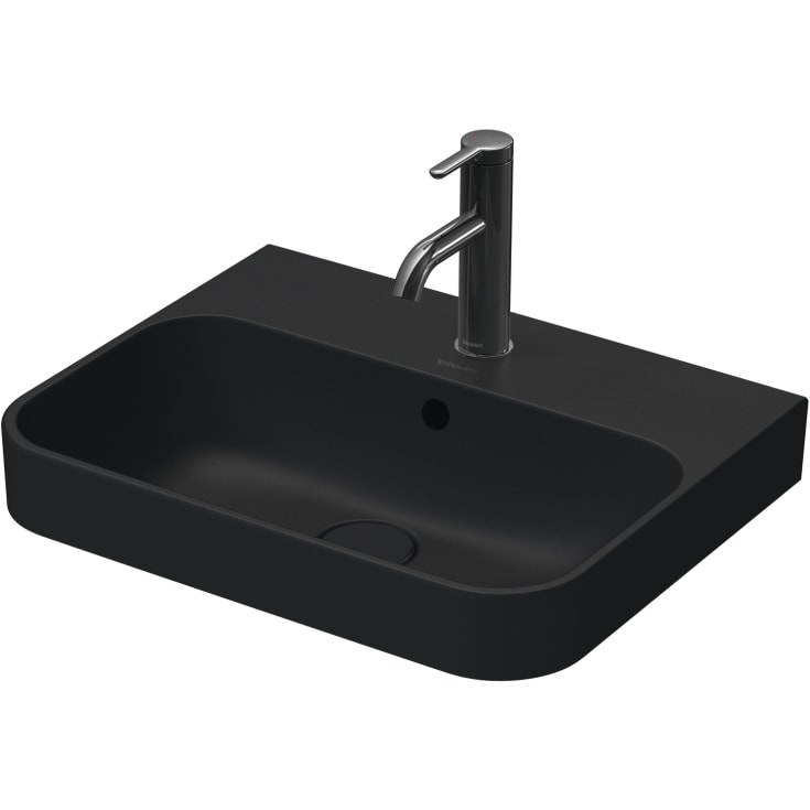 Duravit Happy D.2 tvättställ, 50x40 cm, matt antracit