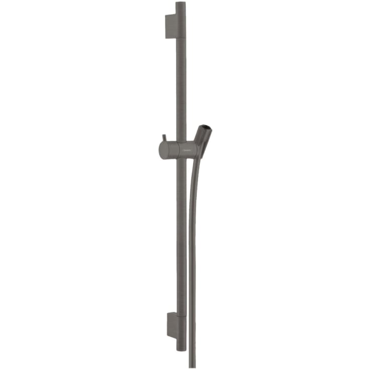 Hansgrohe Unica S Puro brusestang, 65 cm, børstet sort krom