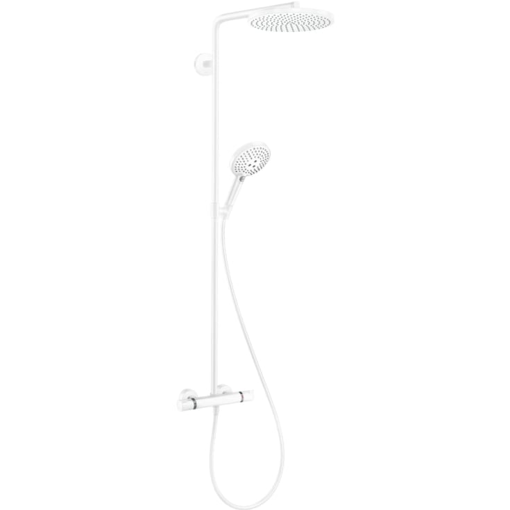 Hansgrohe Raindance Select S 240 Powderrain duschset, matt vit