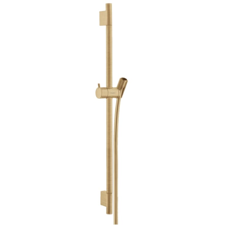 Hansgrohe Unica S Puro dusjstang, 65 cm, børstet bronse