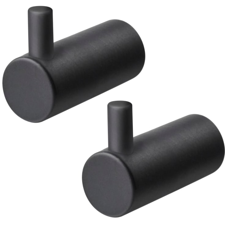 Tapwell TA242 handdukskrok, 2 st, matt svart