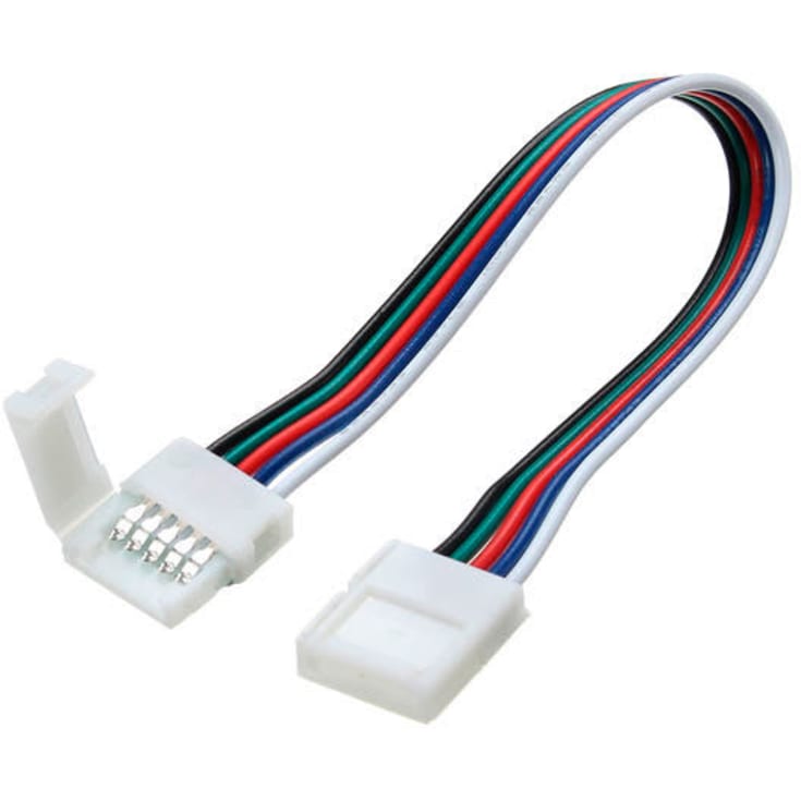 Kontakt med kabel IP20 för 12 mm RGBW Led Strip