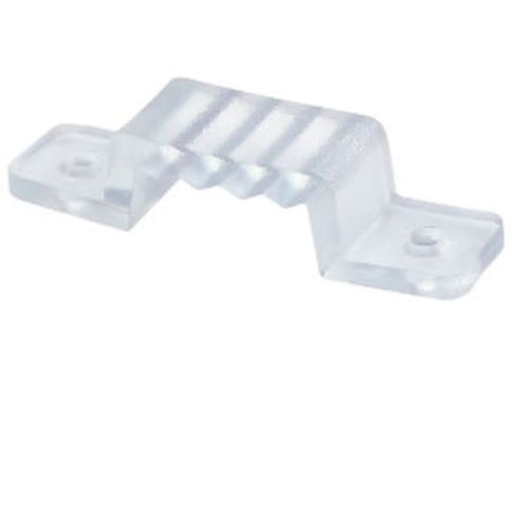 LED stripe 230V monteringsklips, 13x7 mm (10 stk)