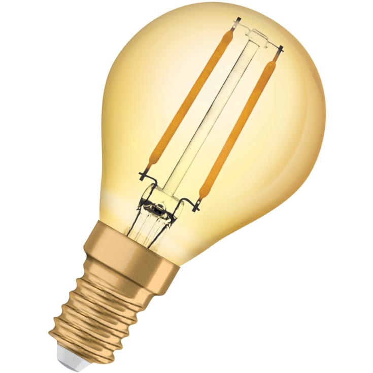 Ledvance Vintage 1906 E14 klotlampa, 2500K, 2,5W