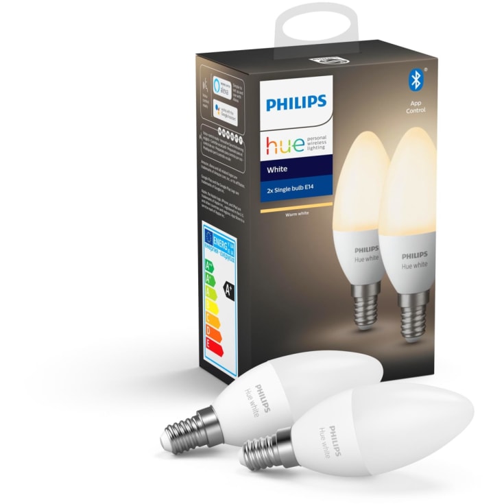 Philips Hue White E14 kertepære, 2-pak