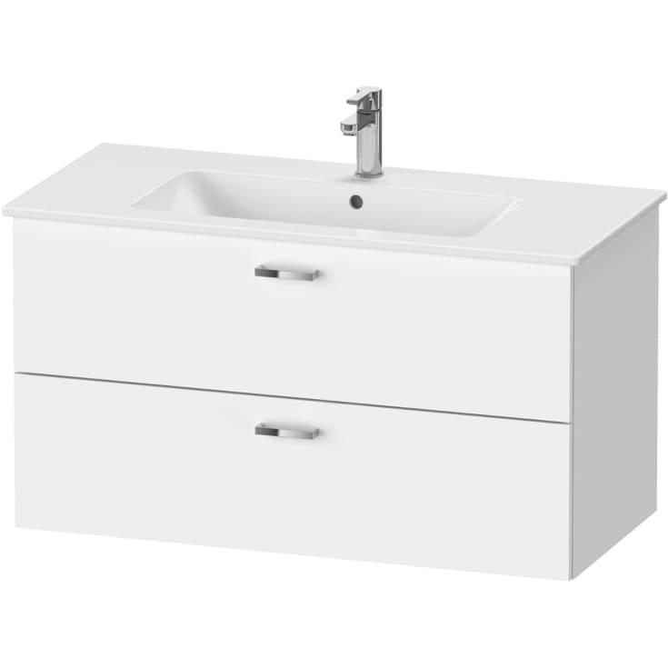 Duravit XBase underskab med skuffer 100 x 47,5 cm i mat hvid