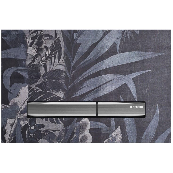Geberit Sigma 50 Square betjeningsplate, kundespesifikk/krom