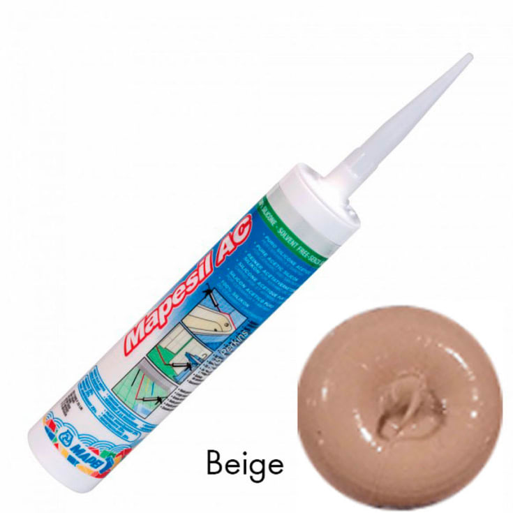 Silikone, beige, 310 ml