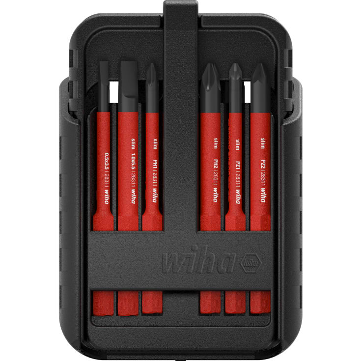 Wiha box med 12 SlimBit - blandet bits