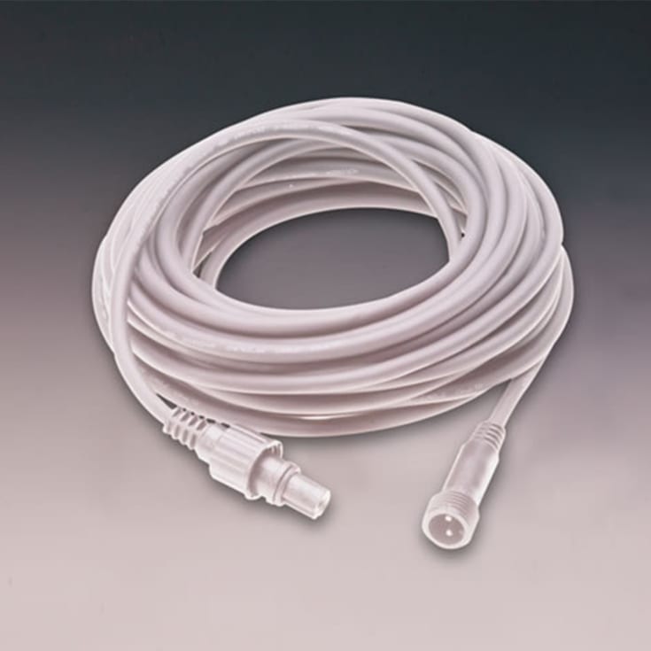 MK Quickfix forlængerkabel, 10m., 230V, hvid