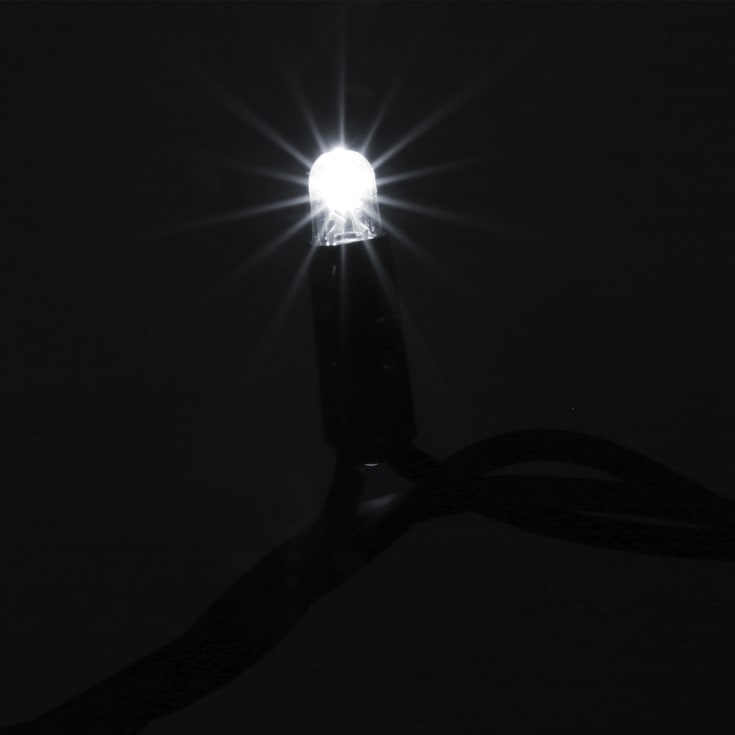 MK String Lite LED lyskæde, 105 varmhvid, 15 koldhvid, 230V