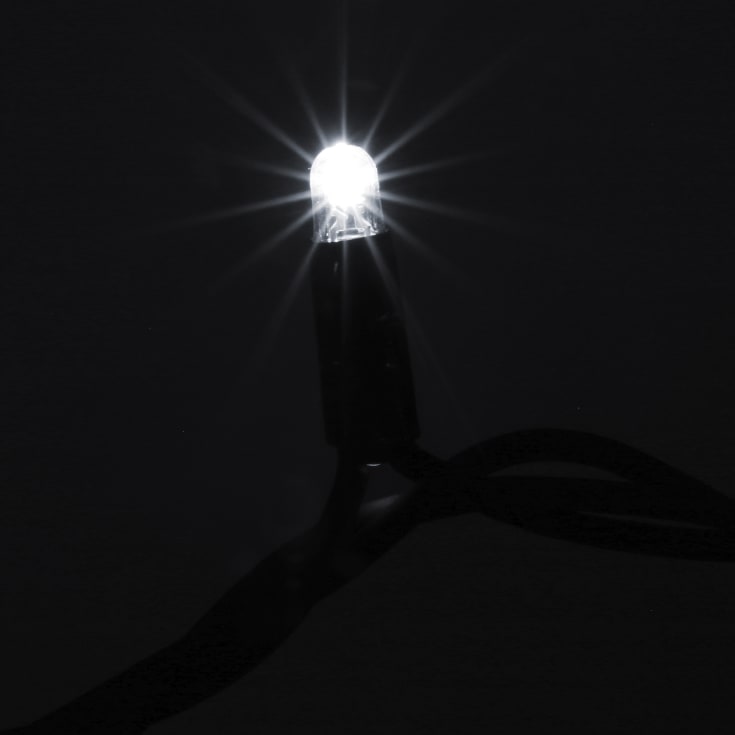 MK String Lite LED lyskæde, 105 koldhvid, 15 koldhvid, 36V, sort