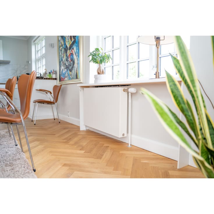 Metalwo alu fit rosett Ø18, natur