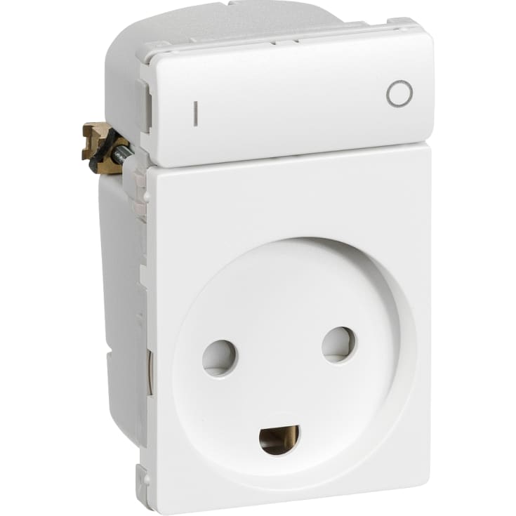 LK IHC wireless stikkontakt 1,5 modul, hvid