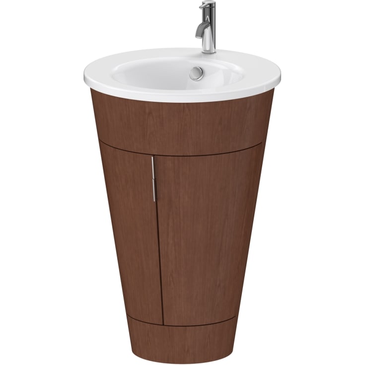 Duravit Starck underskåp, Ø56 cm, valnöt