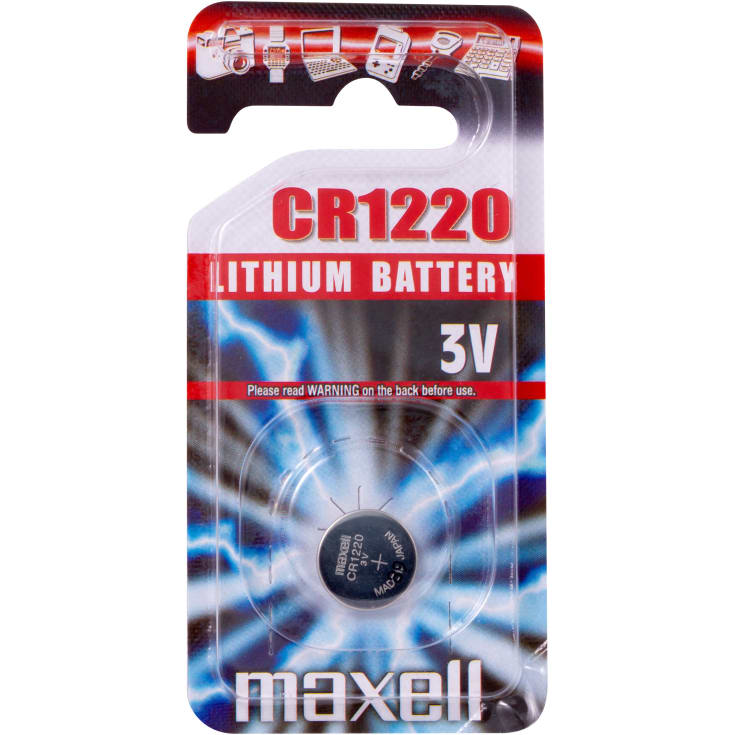 Maxell CR1220 Lithium Batteri - 1 stk.