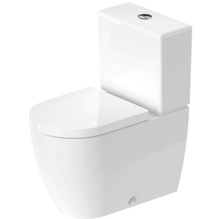 Duravit Me by Starck toalett, endast underdel, rengöringsvänlig, vit