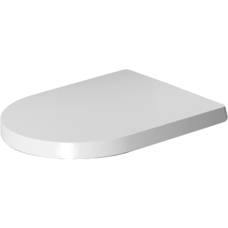 Duravit Me by Starck toalettsits, soft close, snabbfäste, vit