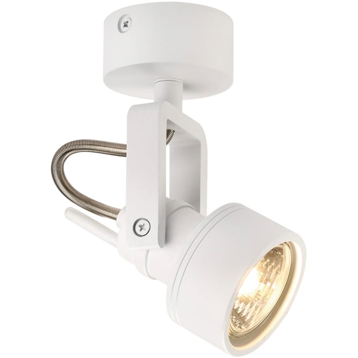 INDO SPOT GU10 Væg- og loftlampe, mat hvid, max. 50W