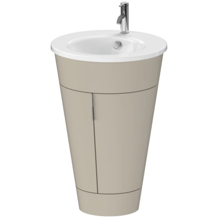 Duravit Starck underskåp, Ø56 cm, matt beige