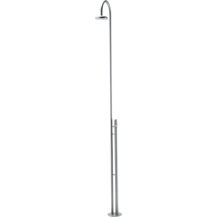 Frostline Duno utetdusj, selvlukkende, 205 cm, rustfritt stål