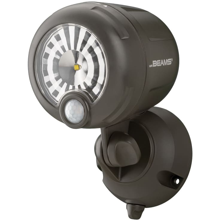 Mr. Beams XT LED-sensorlys på batteri, mørkebrun