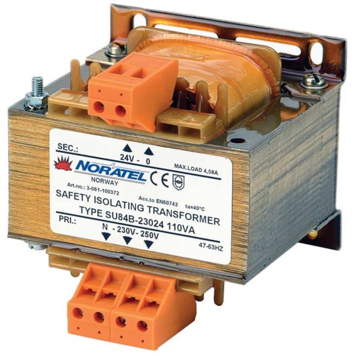 Säkerhetstransformator SU78B-23024 230V/24VAC 80VA