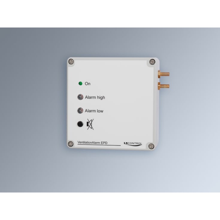 VentilationAlarm EPD / ES 606 Dobbelt til emhætte (trykvagt)