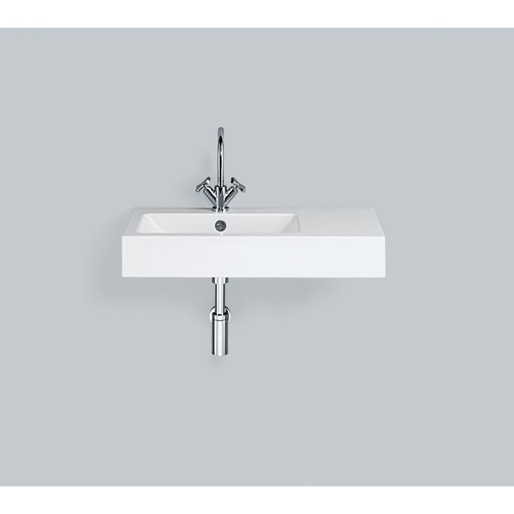 Alape PR series håndvask, 80x40,5 cm, venstre, hvid