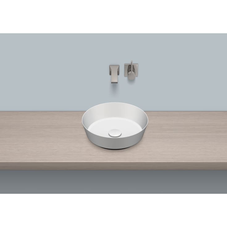 Alape Scorpio tvättställ, Ø37,5 cm, vit
