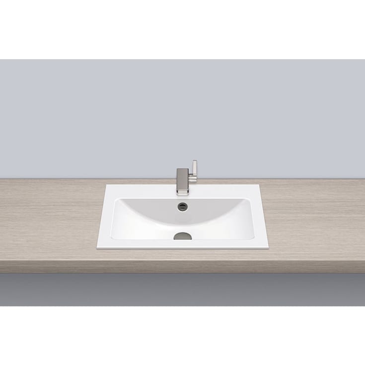 Alape R-Series tvättställ, 58,5x40,5 cm, vit