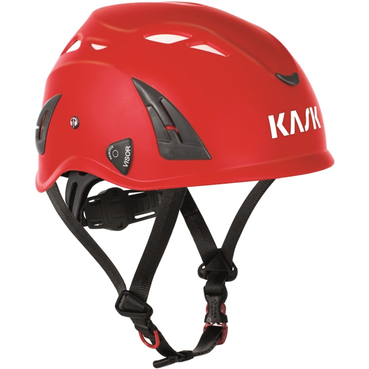Kask Plasma AQ sikkerhetshjelm, rød
