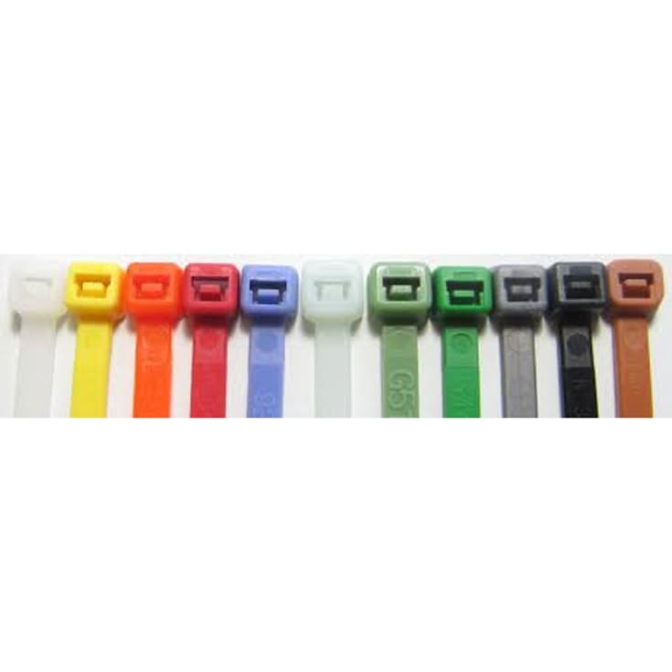 100 stk ABB kabelstrips, blå 4,5 x 200