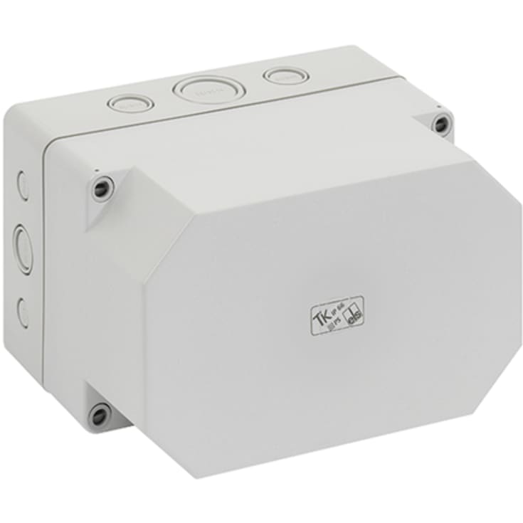 Boks TK PS 1811-13F-M, 180 x 110 x 137 mm, grå