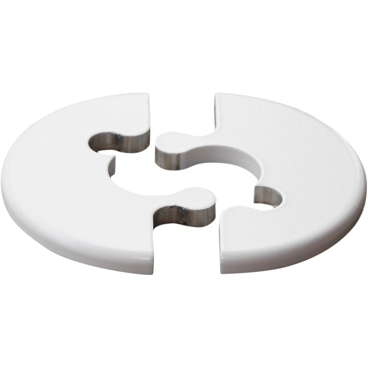 Rosett alu fit 16 mm, vit