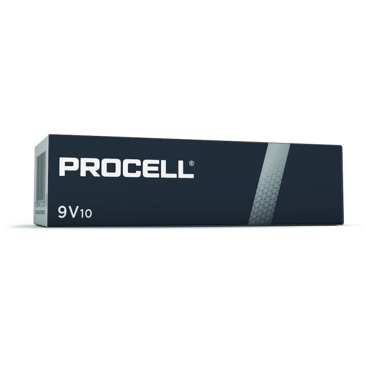 Duracell Procell 9V batterier, 10 st.