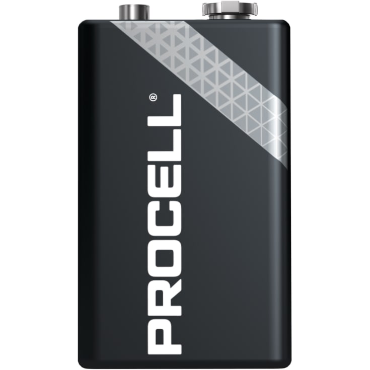 Duracell Procell 9V batterier - pakke á 10 stk.