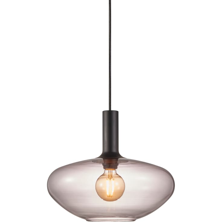 Nordlux Alton pendellampa, rökfärgad, Ø35 cm