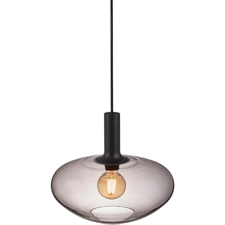 Nordlux Alton pendellampa, rökfärgad, Ø35 cm